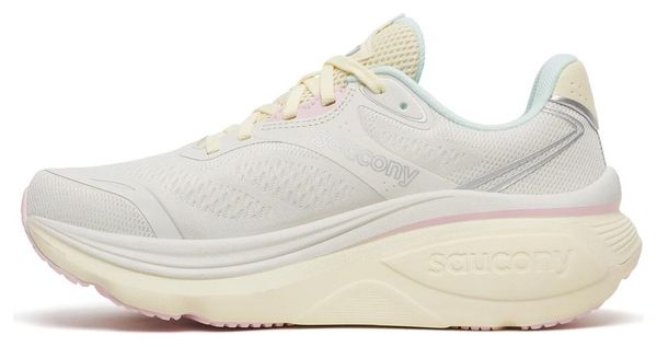 Zapatillas de running Saucony Hurricane 26 blancas/beige para mujer