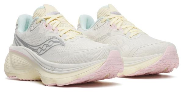 Zapatillas de running Saucony Hurricane 26 blancas/beige para mujer