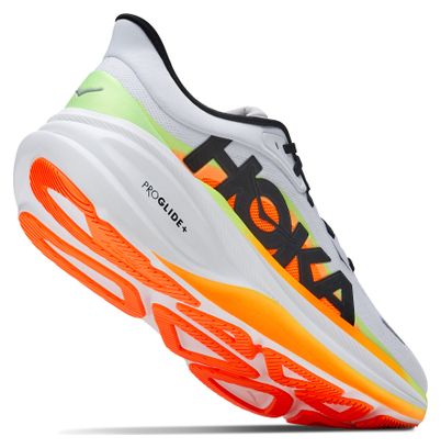 Hoka Clifton Pro Large Laufschuhe für Herren, grau/orange