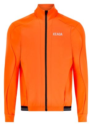 Veste Tempête Orange - Veste de Cyclisme Thermique pour Femmes