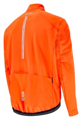 Veste Tempête Orange - Veste de Cyclisme Thermique pour Femmes