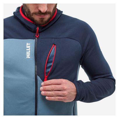 Heren Millet Seneca Fleece Hoodie Blauw