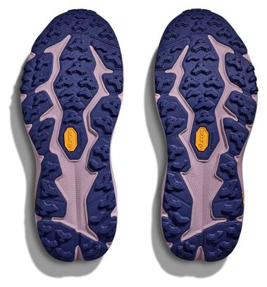 Hoka Speedgoat 6 GTX Trail Running Shoes, Blue/Pink/Green, Women's