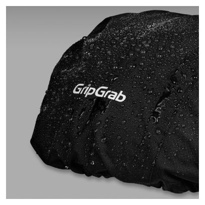 GripGrab Waterdichte Hi-Vis Helmkap Zwart