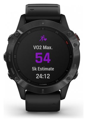Reloj GPS Garmin fenix 6 Pro Negro con pulsera negra