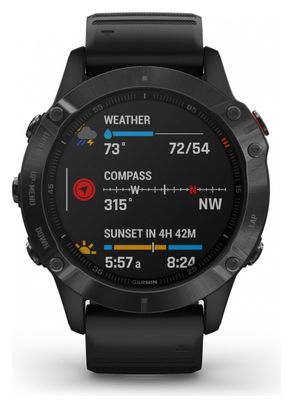 Garmin fenix 6 Pro GPS Watch Black with Black Wristband