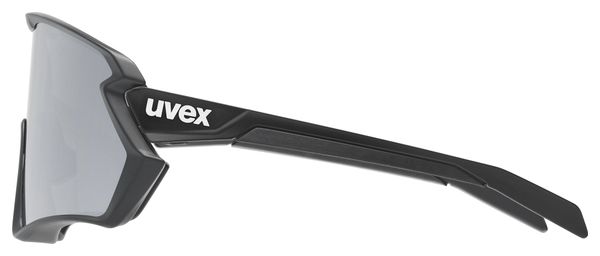 Lunettes Uvex sportstyle 231 2.0 Set noir Mat - Miroir Silver