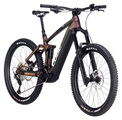 VTT Électrique Tout-Suspendu Cube Stereo Hybrid 160 HPC SLX 750 27.5 Shimano Deore/XT 12V 750 Wh 27.5'' Violet Molotov Iridescent 2023