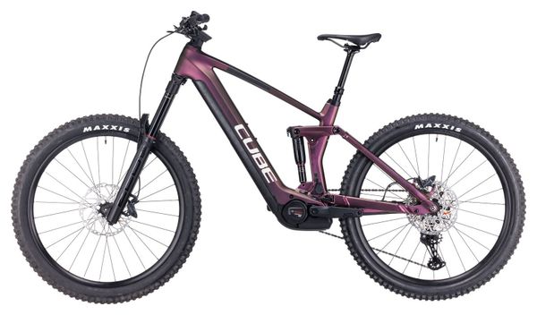 VTT Électrique Tout-Suspendu Cube Stereo Hybrid 160 HPC SLX 750 27.5 Shimano Deore/XT 12V 750 Wh 27.5'' Violet Molotov Iridescent 2023