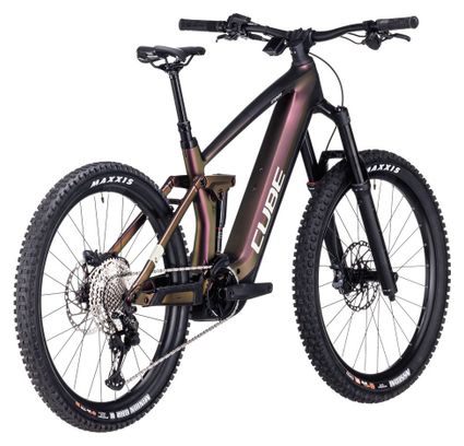 VTT Électrique Tout-Suspendu Cube Stereo Hybrid 160 HPC SLX 750 27.5 Shimano Deore/XT 12V 750 Wh 27.5'' Violet Molotov Iridescent 2023