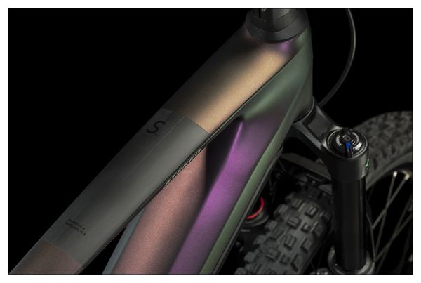 VTT Électrique Tout-Suspendu Cube Stereo Hybrid 160 HPC SLX 750 27.5 Shimano Deore/XT 12V 750 Wh 27.5'' Violet Molotov Iridescent 2023