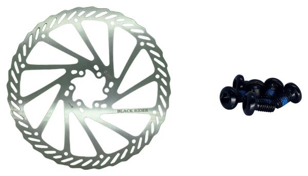 Disque de Frein BLACK RIDER 203mm 6 Trous Rainuré