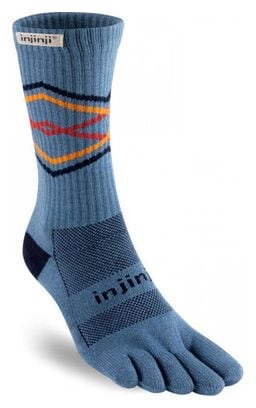 Chaussettes à orteils de running Trail Midweight Crew Coolmax unisexe