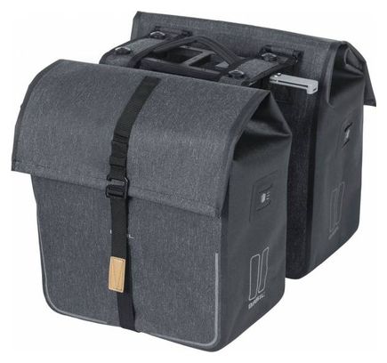 Basil Urban Dry Double MIK 50L Gray Panniers