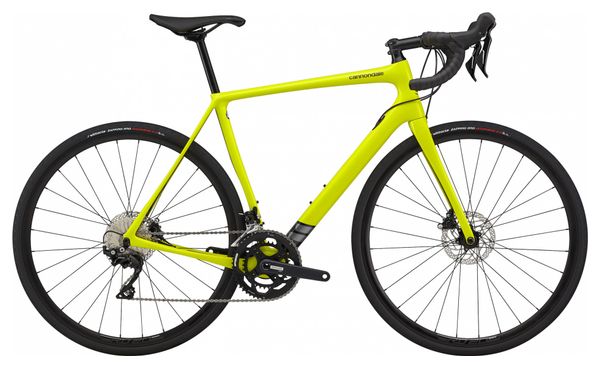 V lo de Route Cannondale Synapse Carbon Disc 105 Shimano 105 11V 700 mm  Yellow 2020