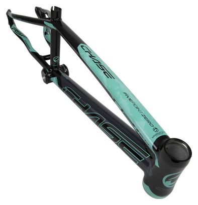 Chase RSP 5.0 Aluminum OS BMX Frame Black / Turquoise Blue 2023