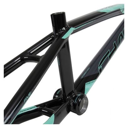 Chase RSP 5.0 Aluminum OS BMX Frame Black / Turquoise Blue 2023