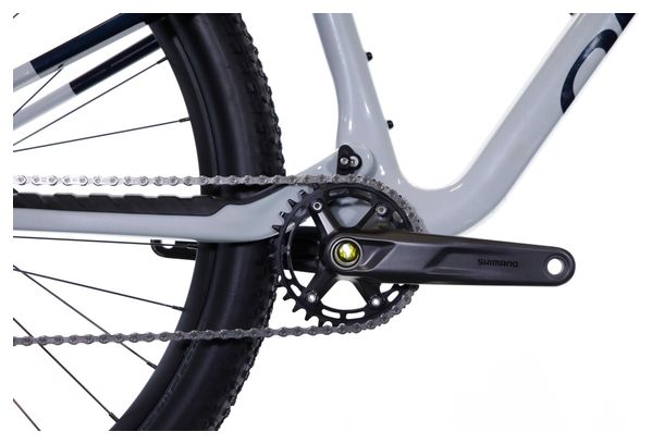 Orbea Oiz M30 Full Suspension MTB Shimano Deore/SLX 12S 29'' Silver Grey Blue Carbon View 2024