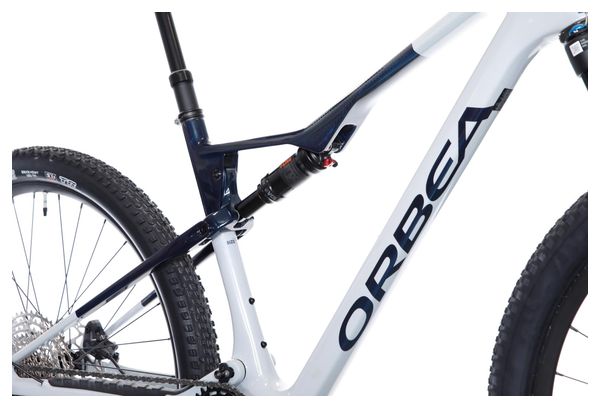 Orbea Oiz M30 Full Suspension MTB Shimano Deore/SLX 12S 29'' Silver Grey Blue Carbon View 2024