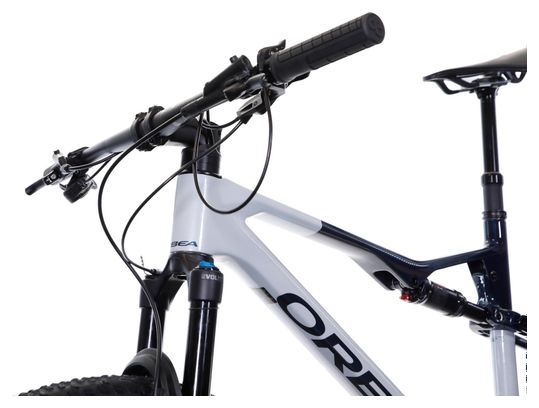 Orbea Oiz M30 Full Suspension MTB Shimano Deore/SLX 12S 29'' Silver Grey Blue Carbon View 2024