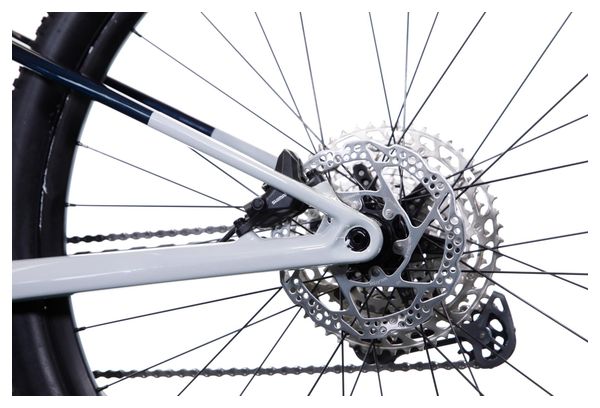Orbea Oiz M30 Full Suspension MTB Shimano Deore/SLX 12S 29'' Silver Grey Blue Carbon View 2024