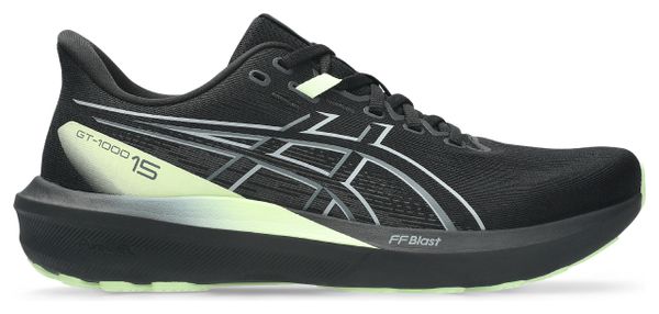 Asics GT-1000 15 Running Shoes for Men, Black/Yellow
