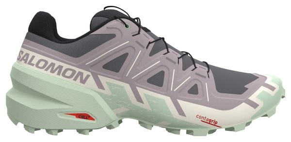 Salomon Speedcross 6 Damesschoenen Paars/Groen