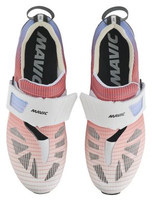 Chaussures de Triathlon Mavic Cosmic SLR Tri Bleu/Blanc/Rouge