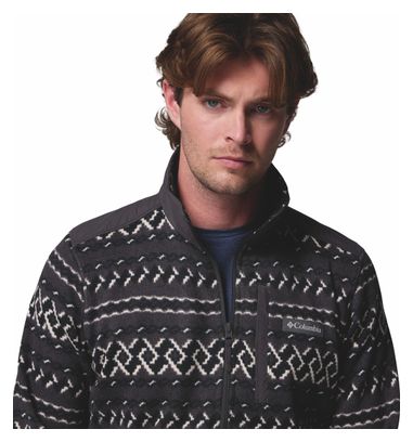 Columbia 1/2 Zip Sweater Weather Printed III Fleece Grijs 
