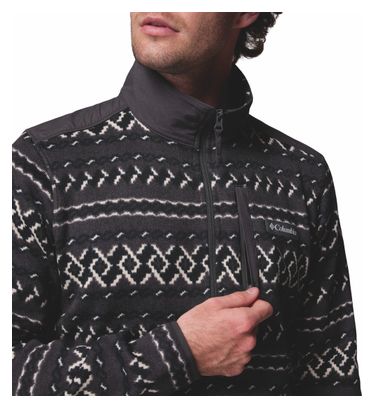 Columbia 1/2 Zip Sweater Weather Printed III Fleece Grijs 