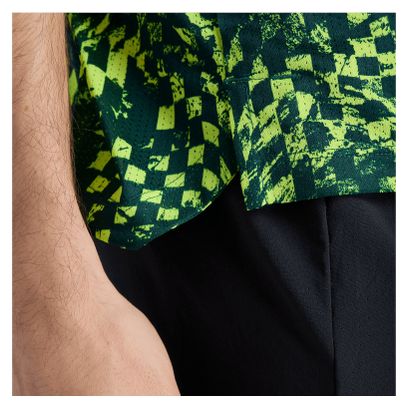 Camiseta de manga corta New Balance London Edition RC Essential Printed amarilla/verde para hombre