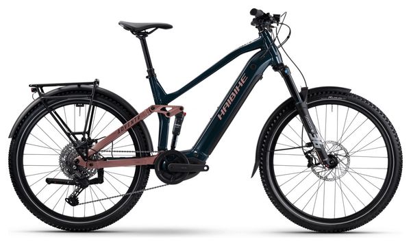 Haibike Adventr 8.5 Shimano 11V 600Wh Bosch 100 Nm 27.5'' All-Suspension  Electric Mountain Bike Blue/Copper | Alltricks.com