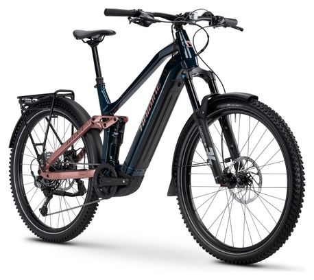 VTT Électrique Tout-Suspendu Haibike Adventr 8.5 Shimano 11V 600Wh Bosch 120 Nm 27.5'' Bleu/Cuivre