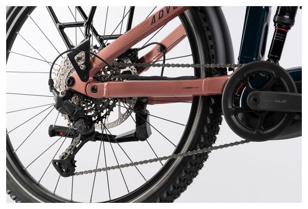VTT Électrique Tout-Suspendu Haibike Adventr 8.5 Shimano 11V 600Wh Bosch 120 Nm 27.5'' Bleu/Cuivre