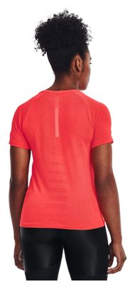 Maillot manches courtes Under Armour Seamless Run Corail Femme