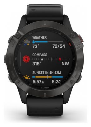 Orologio GPS Garmin fenix 6 Sapphire Pro Sapphire Black