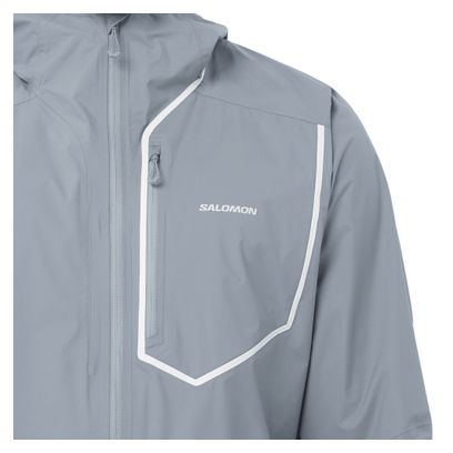 Salomon Bonatti Pro Waterproof Jacket, Gray, Men's