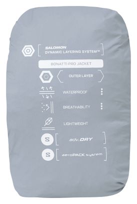 Salomon Bonatti Pro Waterproof Jacket, Gray, Men's