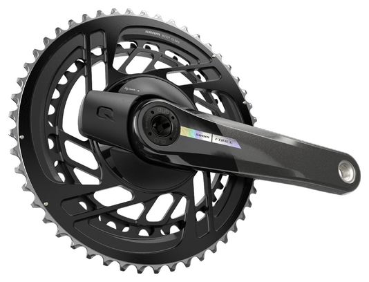 Power Sensor Crankset Sram Force D2 DUB 48-35 Tanden 2x12V Zwart (Zonder Kast)