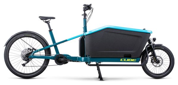 Cube Cargo Sport Dual Hybrid 1000 Electric Cargo Bike Shimano Deore 10S 1000 Wh 20/27.5'' Blau 2023