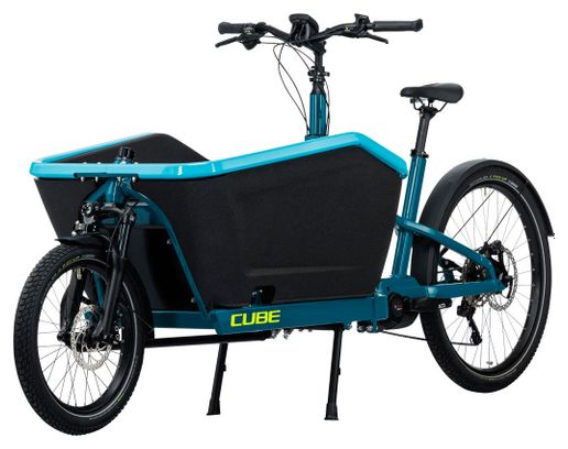 Cube Cargo Sport Dual Hybrid 1000 Electric Cargo Bike Shimano Deore 10S 1000 Wh 20/27.5'' Blue 2023