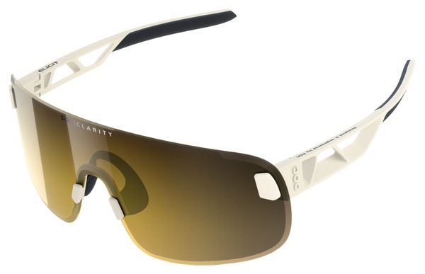 Gafas de sol Poc Elicit Blancas - Lentes Clarity Road Doradas