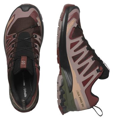 Chaussures de Trail Salomon Xa Pro 3D V9 Gore-Tex Marron/Noir