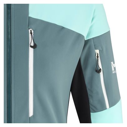 Damesjas Millet Pierra Ment Turquoise Fleec