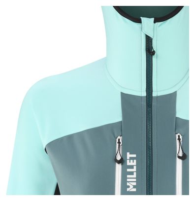 Damesjas Millet Pierra Ment Turquoise Fleec