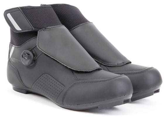 Paar Neatt Asphalte Winter Wegschoenen Zwart