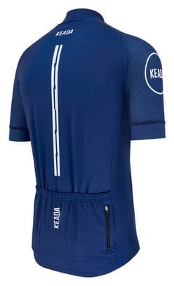 Maillot de cyclisme femme essentiel à manches courtes - Marine