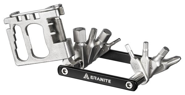 Granite Design Diverse 20 Zwart Multi-tool (20 functies)