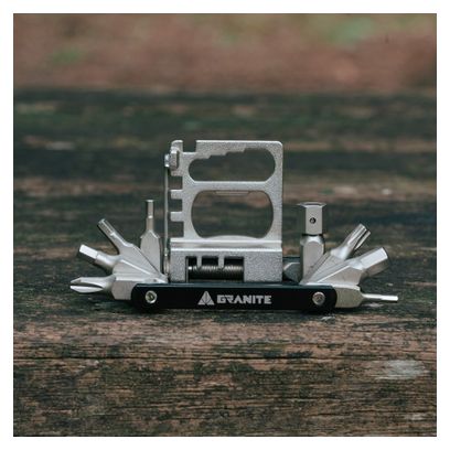 Granite Design Diverse 20 Zwart Multi-tool (20 functies)