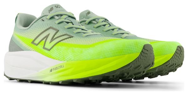 Chaussures Trail New Balance FuelCell SuperComp Trail v2 Vert/Jaune Homme